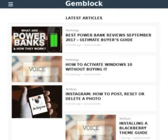 Gemblock.com(See related links to what you are looking for) Screenshot