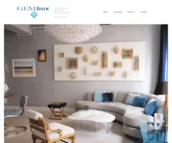 Gemboxboston.com(Curators of the exquisite and rare) Screenshot