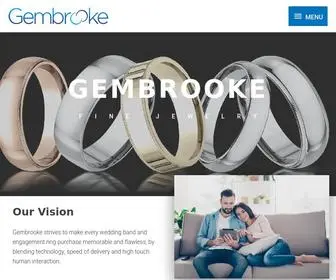 Gembrooke.com(Diamond Engagement Ring and Wedding Band Specialists) Screenshot