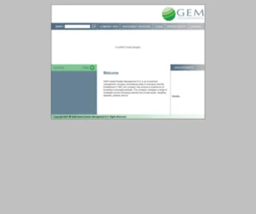 Gem.bs(Global Equities Management) Screenshot