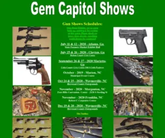 Gemcapitolshows.com(Gun Show) Screenshot