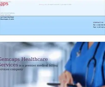 Gemcapsrcm.com(Medical Billing) Screenshot