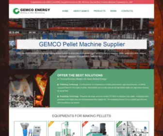 Gemco-Machine.com(Biomass Briquette Machine) Screenshot