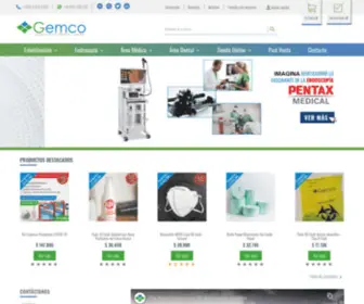 Gemco.cl(Soluciones basadas en equipos médicos y dentales) Screenshot