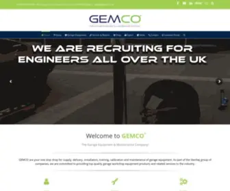 Gemco.co.uk(Garage Equipment) Screenshot