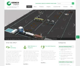 Gemcopelletmill.com(Pellet Mill and Biomass Pelletizing Line Start Your Pellets Business) Screenshot
