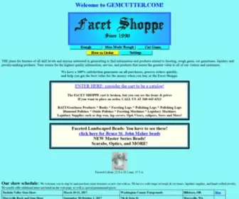 Gemcutter.com(FACET SHOPPE) Screenshot