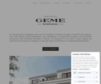 Geme-Wohnbau.de(Modern Art of Luxury Aktuelles Bauvorhaben Eine einmalige Gelegenheit) Screenshot