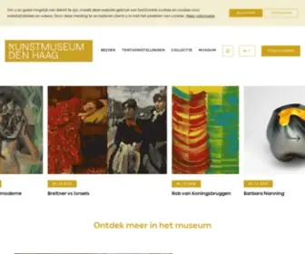 Gemeentemuseum.nl(Kunstmuseum Den Haag) Screenshot