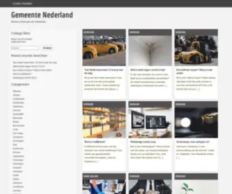 Gemeentenederland.nl(Welkom) Screenshot