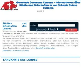 Gemeinde-Commune-Comune.ch(Gemeinde Commune Comune) Screenshot