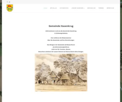 Gemeinde-Hasenkrug.de(Frühstückscafe) Screenshot