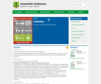 Gemeinde-Lichtenau.de(Gemeinde Lichtenau) Screenshot