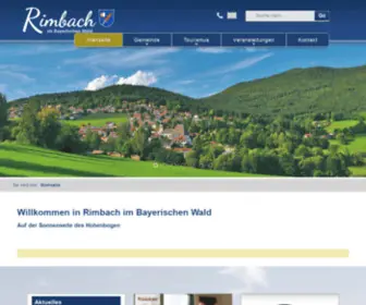 Gemeinde-Rimbach.de(Gemeinde Rimbach) Screenshot