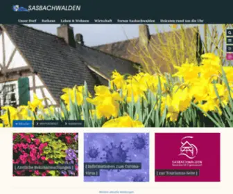 Gemeinde-Sasbachwalden.de(Gemeinde Sasbachwalden) Screenshot