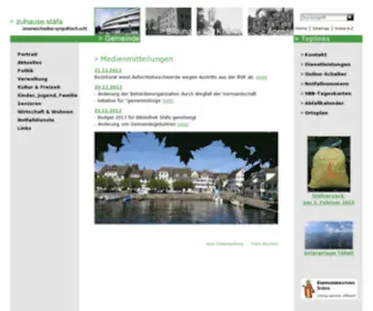 Gemeinde-Staefa.ch(Gemeinde Staefa) Screenshot