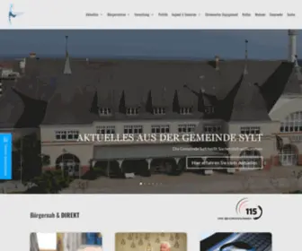 Gemeinde-SYLT.de(Die) Screenshot