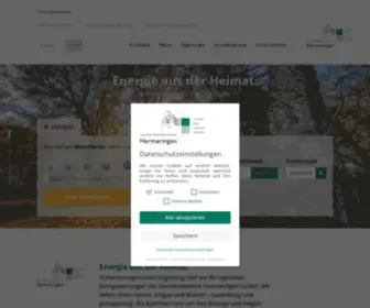 Gemeindewerke-Hermaringen.de(Gemeindewerke Hermaringen GmbH) Screenshot