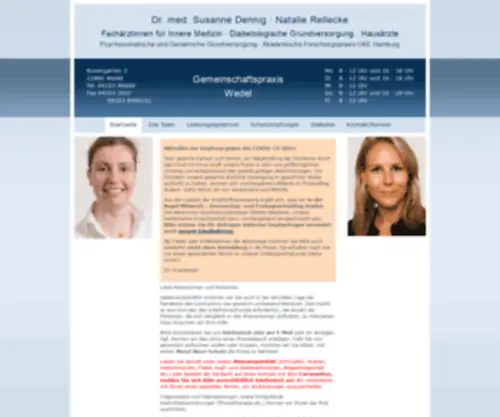 Gemeinschaftspraxis-Wedel.de(Gemeinschaftspraxis Wedel) Screenshot