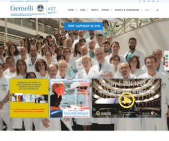 Gemelliart.it(La Radioterapia Oncologica del Policlinico Gemelli di Roma) Screenshot