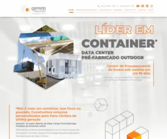 Gemelo.com.br(Data Center em Container Gemelo) Screenshot