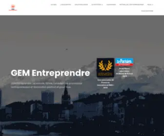 Gementreprendre.com(Accueil GEM Entreprendre) Screenshot