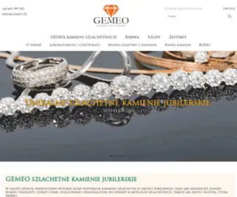 Gemeo.pl(Jubilerskie kamienie szlachetne) Screenshot