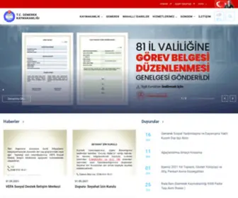 Gemerek.gov.tr(Gemerek Kaymakaml) Screenshot