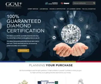 Gemfacts.com(Gem Certification & Assurance Lab) Screenshot