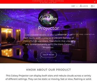 GemGalaxyprojector.com(Gem Galaxy Projector) Screenshot