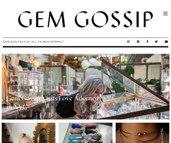 GemGossip.com(Jewelry Blog) Screenshot