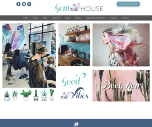 Gemhousesalon.com(Gem House) Screenshot