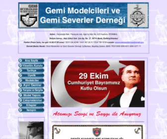 Gemimodelcileridernegi.org Screenshot