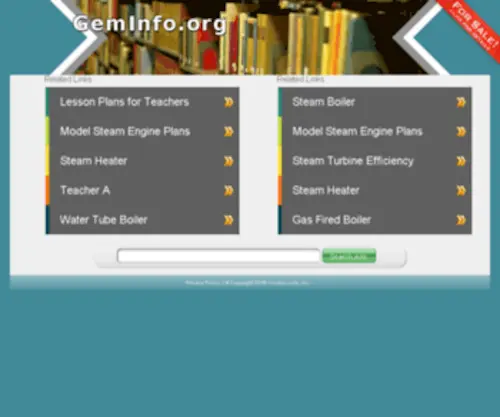 Geminfo.org(geminfo) Screenshot