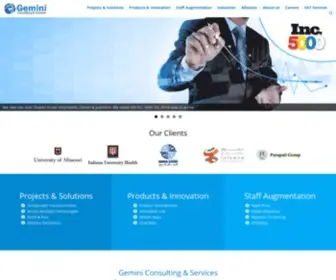 Gemini-US.com(Gemini Consulting & Services) Screenshot