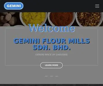 Geminiflourmill.com(Gemini Flour Mills Sdn) Screenshot
