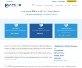 Geminifundingllc.com(Gemini Funding) Screenshot