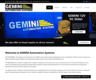 Geminigates.co.za(GEMINI Automation Systems) Screenshot