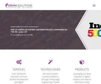 Geminisolutions.com(Gemini Solutions) Screenshot