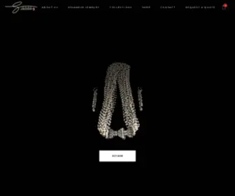 Geminna.com(Home of unique handcrafted custom collection of fine Jewelry) Screenshot