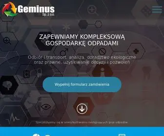 Geminus.com.pl(GEMINUS Sp) Screenshot