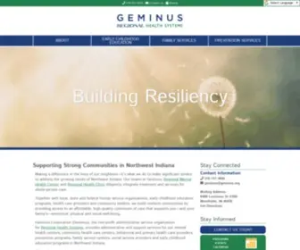 Geminus.org(Partnering For The Future) Screenshot