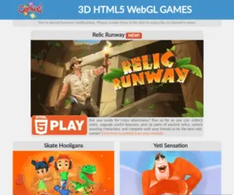 Gemioli.com(Gemioli is the indie developer of high quality 3D HTML5 games (3D WebGL games)) Screenshot