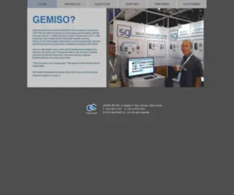 Gemiso.com(Broadcasting solutions) Screenshot