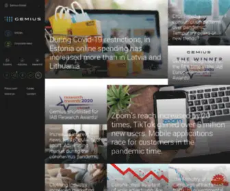 Gemius.dk(Knowledge that supports business decisions) Screenshot