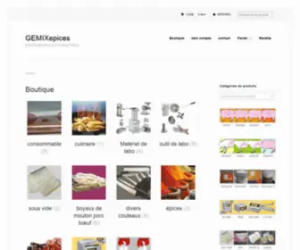 Gemixepices.fr(Gemixepices-boyaux) Screenshot