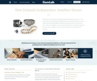 Gemlab.co.nz(Jewellery Valuation & Protection) Screenshot