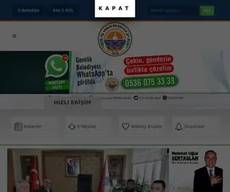 Gemlik.bel.tr(Gemlik Belediyesi) Screenshot