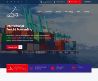Gemline.com.tr(Gemline Shipping & Trading) Screenshot