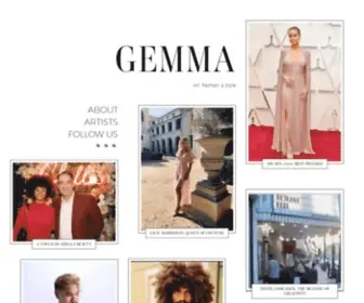 Gemmamagazine.com(Art, fashion & style) Screenshot